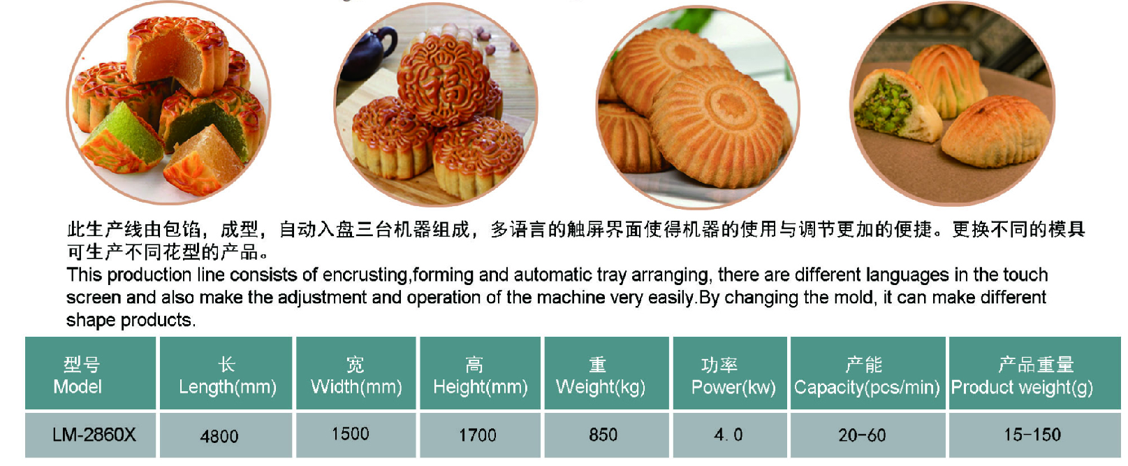 月饼生产线